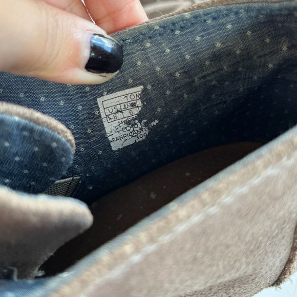 Toms Metallic Desert Wedge Bootie Boot Bronze Lace Up Round Cap Womens S… - Picture 5 of 9